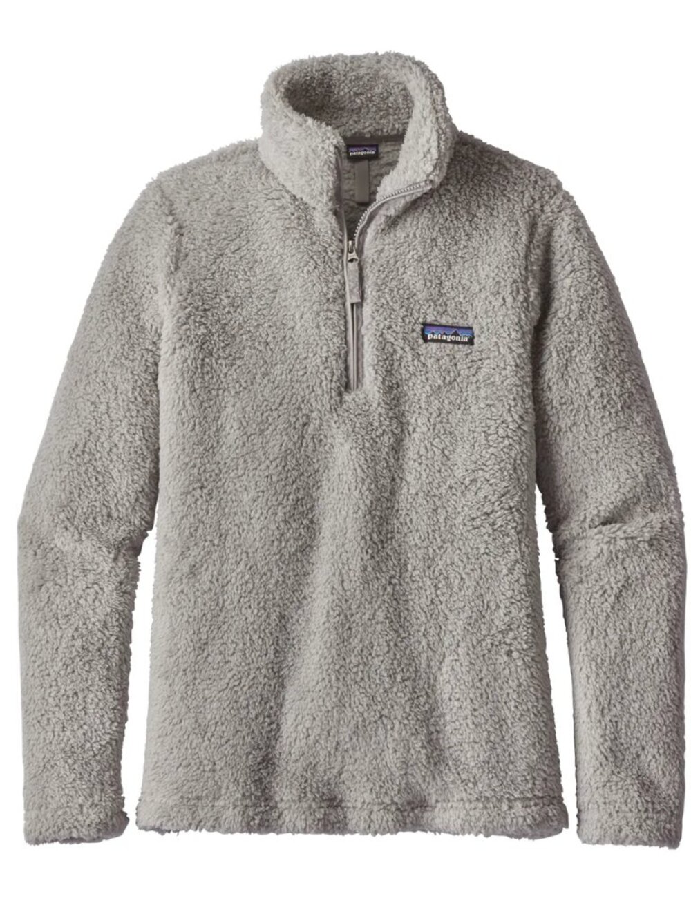 Patagonia Los Gatos 1/4 Zip Grey Teddy Fleece Size XS NWT